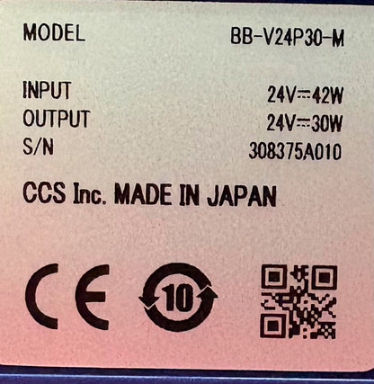 CCS BBV24P30-M / BB-V24P30-M LED LIGHT MASTER CONTROL UNIT 24VDC - PARTS/REPAIR