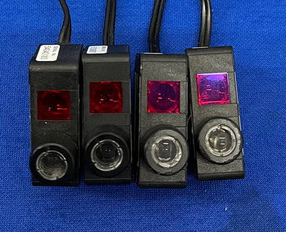 KEYENCE LV-H32 PHOTOELECTIC SENSOR HEAD VISIBLE RED SEMICONDUCTOR LASER - QTY 4