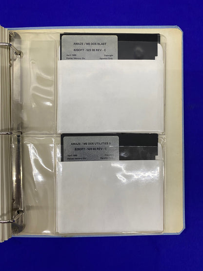 SIGNETICS  AMAZE REV C DESIGN SOFTWARE PC/DOS USERS MANUAL