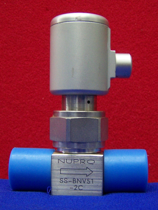 NUPRO SS-BNV51-2C 1/4" FEMALE VCR HIGH PURITY BELLOWS SEALED VALVE
