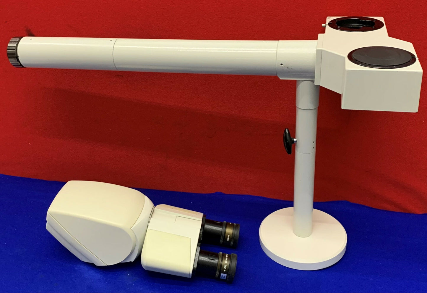 Leica Ergonomic Binocular Microscope Head 501504 10x EyePieces