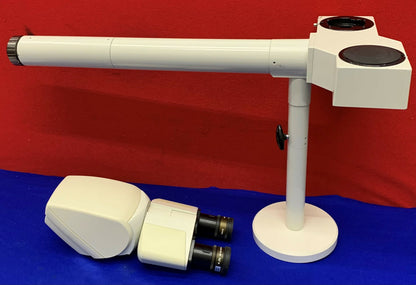 Leica Ergonomic Binocular Microscope Head 501504 10x EyePieces