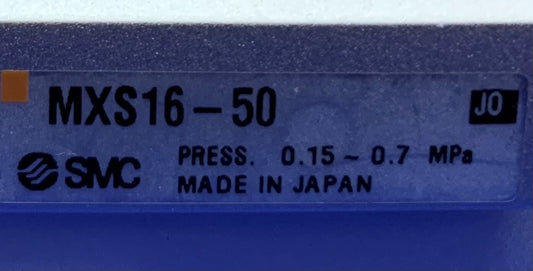 SMC Pneumatic Air Slide Table MXS16-X12 M9NL-X12 w/ SMC D-M9N Sensors 16MM Bore