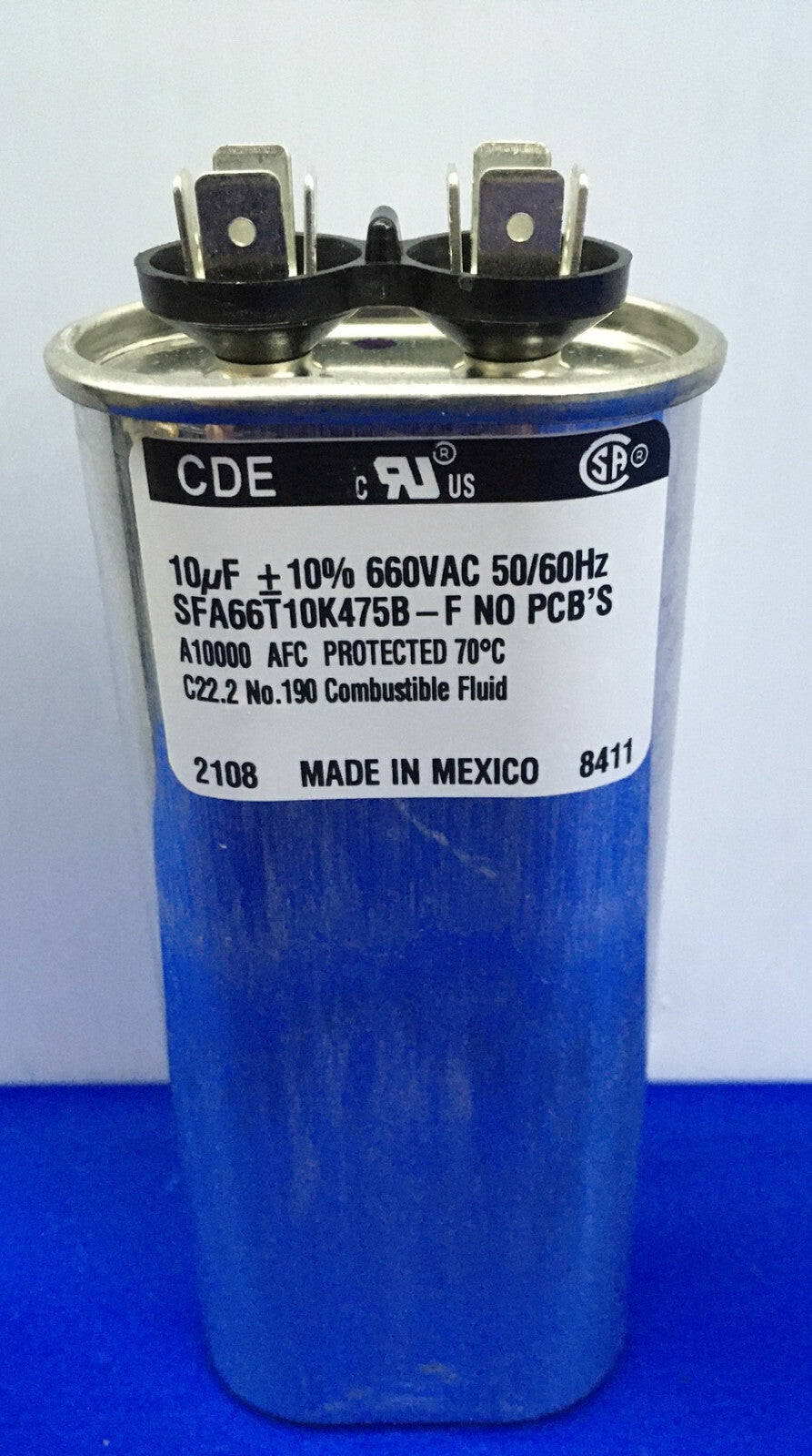 CORNELL DUBILIER ELECTRONICS  CDE  SFA66T10K475B-F / 338-4451-ND CAPACITOR