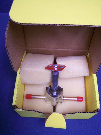 PARKER JACKES EVANS JE RB1E2 NORMALLY CLOSED SOLENOID REFRIGERATION VALVE 1/4
