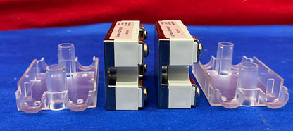 1 LOT QTY OF 2 - IDEC RSSDN-10A SOLID STATE RELAY W/COVER