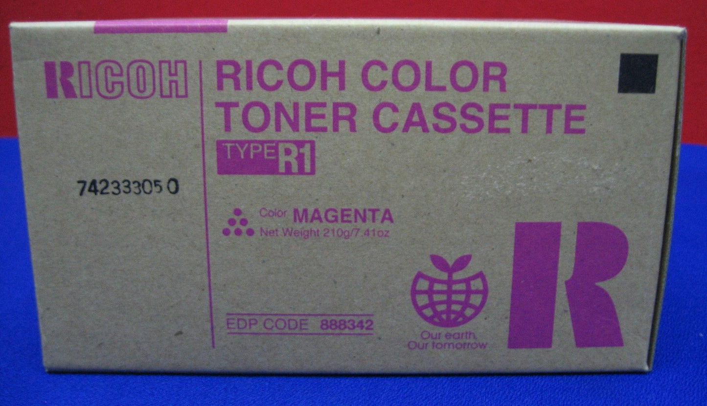 Ricoh Type R1 Toner Cassette Magenta Box Stamped 742333050 Part No. 888342
