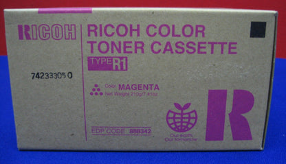 Ricoh Type R1 Toner Cassette Magenta Box Stamped 742333050 Part No. 888342