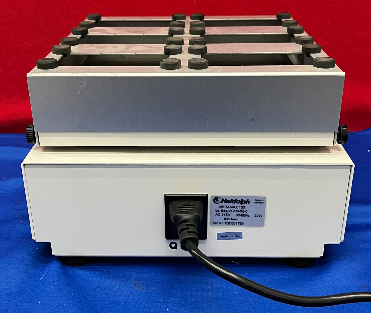 ROCHE HEIDOLPH VIBRAMAX 100 / 544-21200-05-0 VIBRATING PLATFORM SHAKER AC 115V