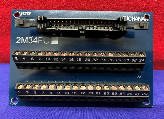 1 LOT QTY OF 4 - Terminal Block Interface Module 2M34FC (3-Tyco 1-RDI Brand)