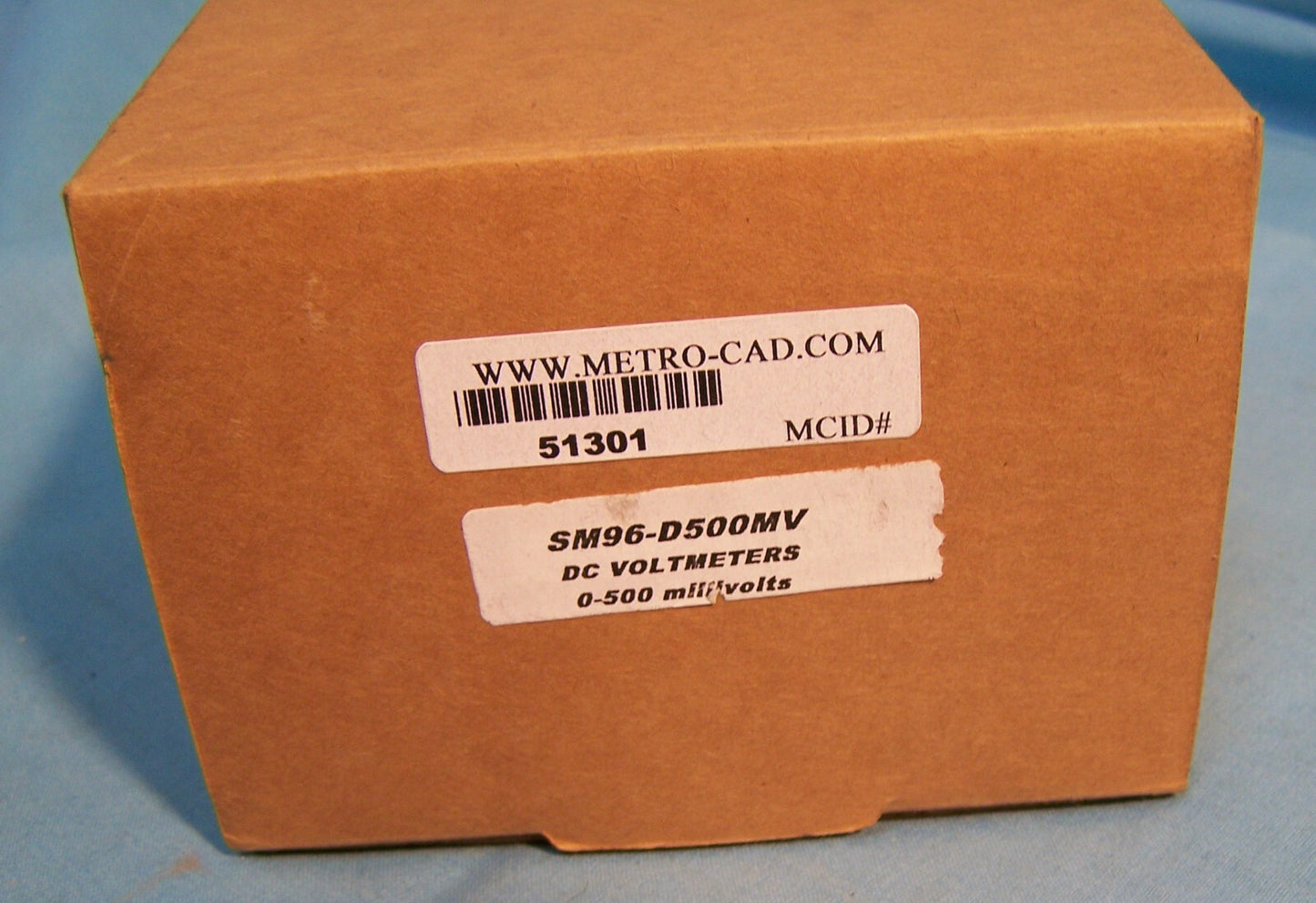 SM96 MODEL D500MV FRAGIELE 0-500 MILLIVOLTS PANEELMETER