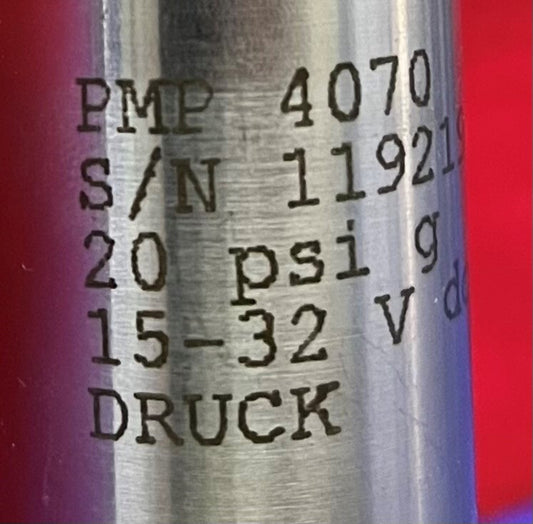 Lot of 2 Druck GE PMP 4070 Amplified Output Pressure Transducer / Hirschmann BGD