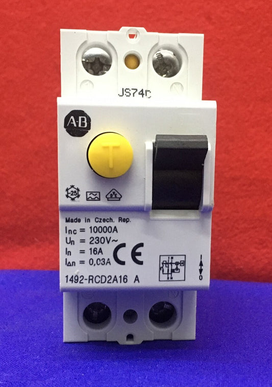 Allen-Bradley Allen Bradley AB 1492-RCD2A16 A / 1492RCD2A16 CIRCUIT BREAKER