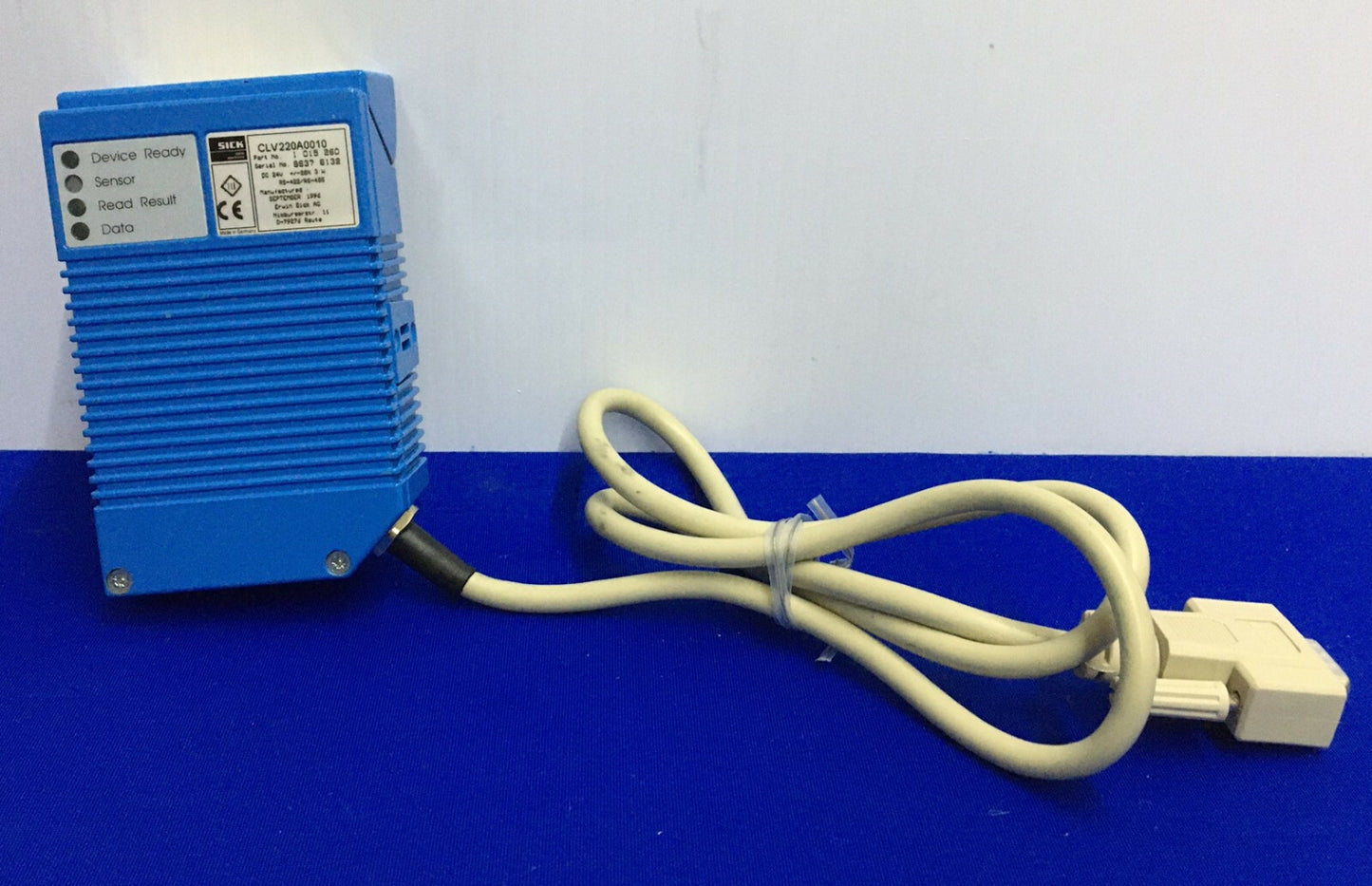 SICK CLV220A0010 / CLV-220-A0010 / 1 015 260 LASERSENSOR 15-POLIGER STECKER