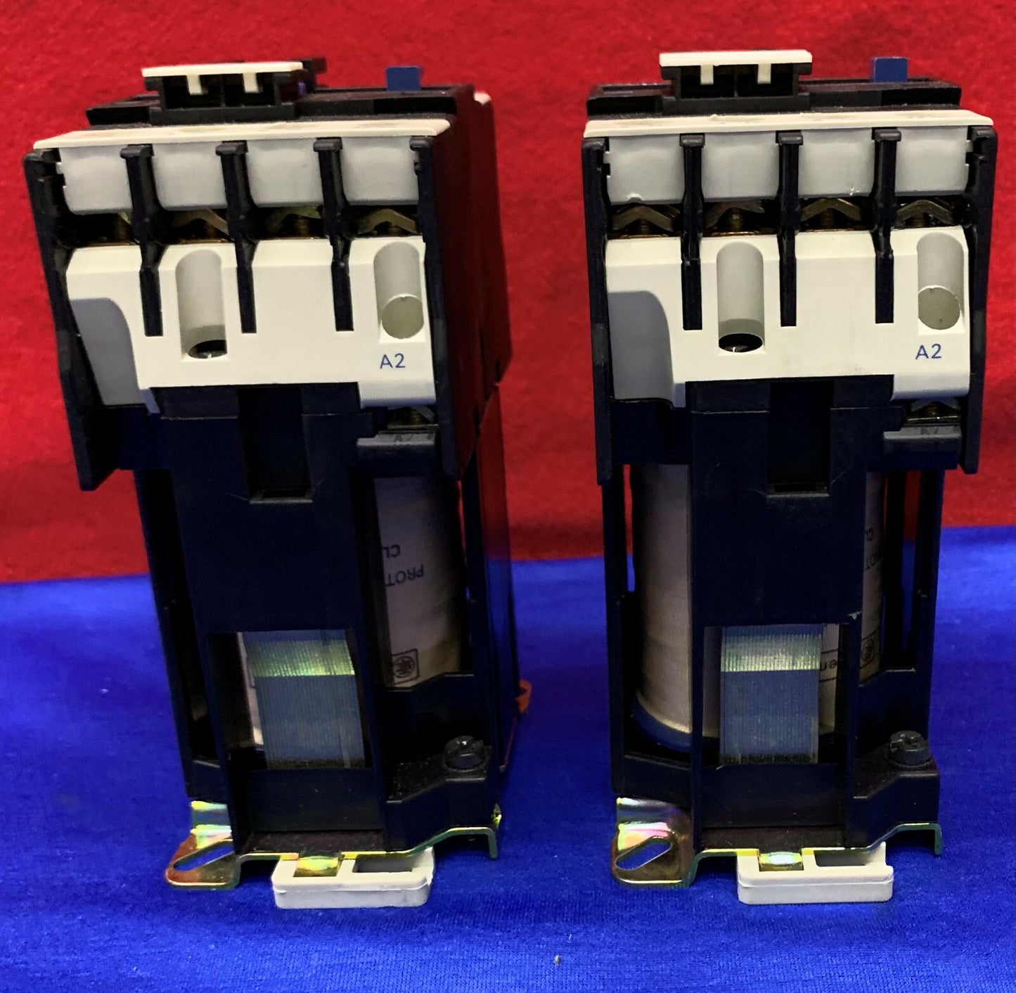 Lot van 2 Telemecanique (Schneider) LP1-D2501 BD 24V Contactor Spoel