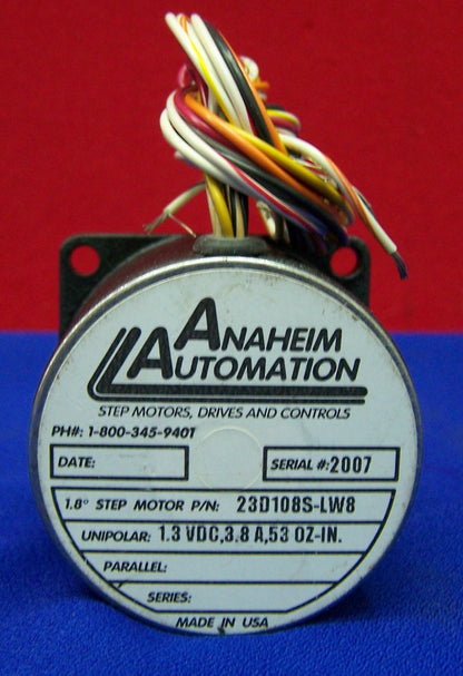 ANAHEIM AUTOMATION 23D108S-LW8 STEPPER MOTOR