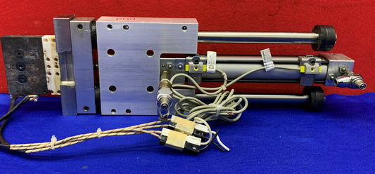 PHD SED23X6-AE-BR-DB-E-PB-U7 Slide Cylinder w/(2) 17503-1-06 & (2) 17000-32-9