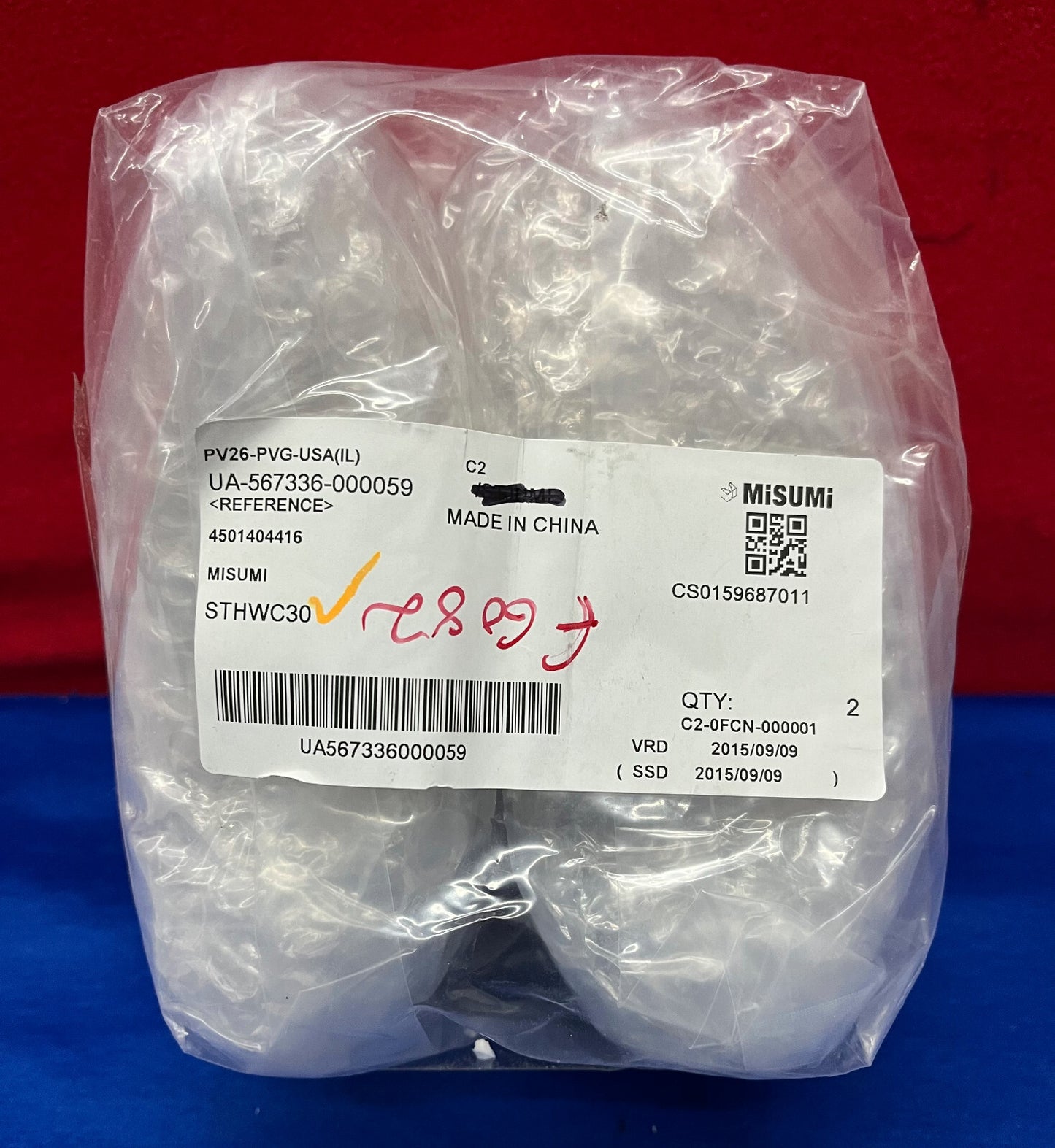 1 PKG QTY OF 2 - MISUMI STHWC30 SHAFT SUPPORT FLANGED MOUNT SLIT