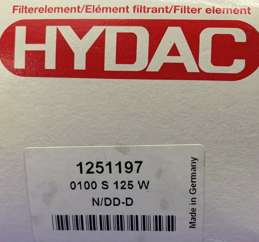 Hydac Pleated Synthetic Element / Filter
