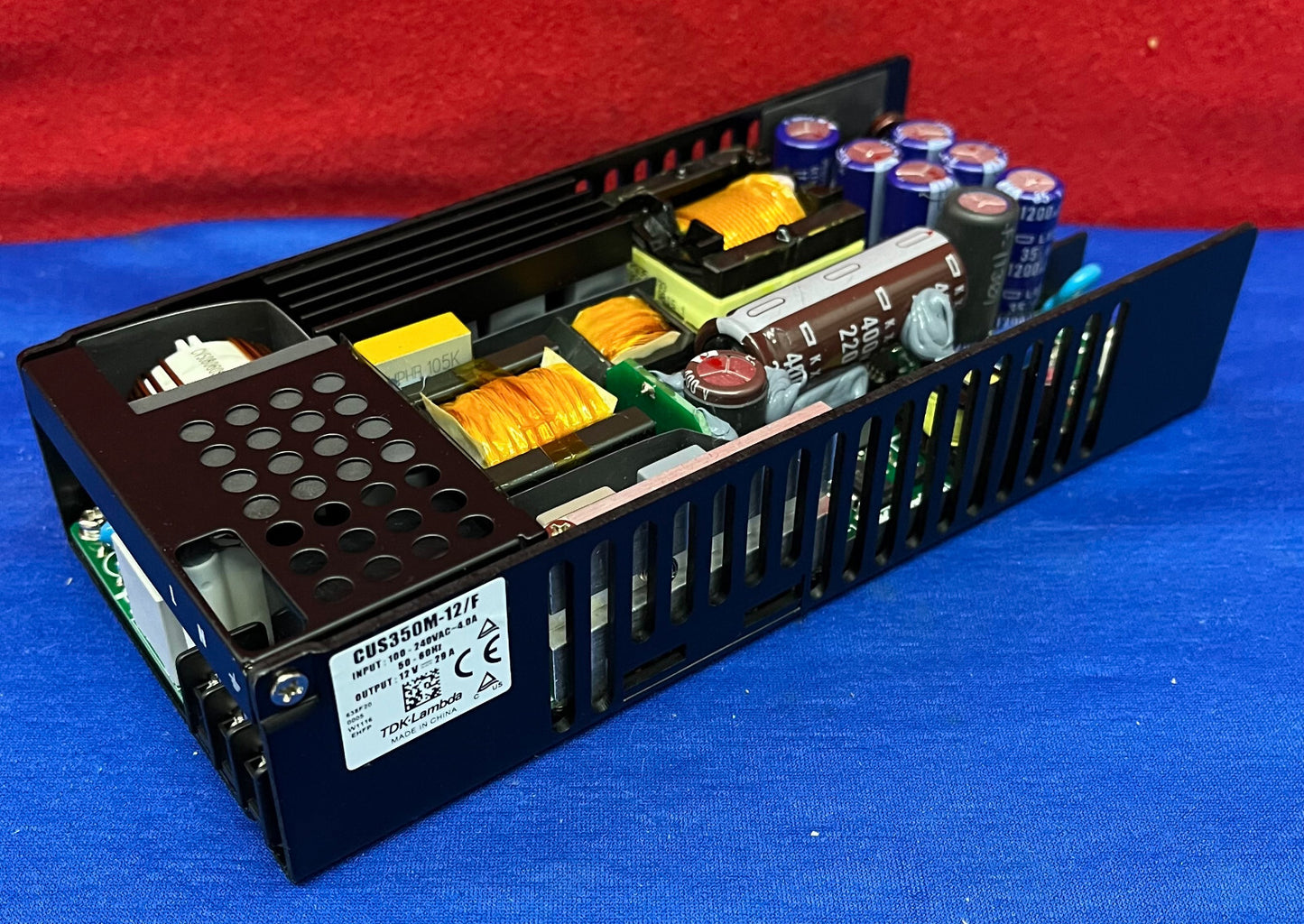 TDK-LAMBDA CUS350M-12/F SWITCHING POWER SUPPLY INPUT: 100-240VAC-4.0A 50/60HZ