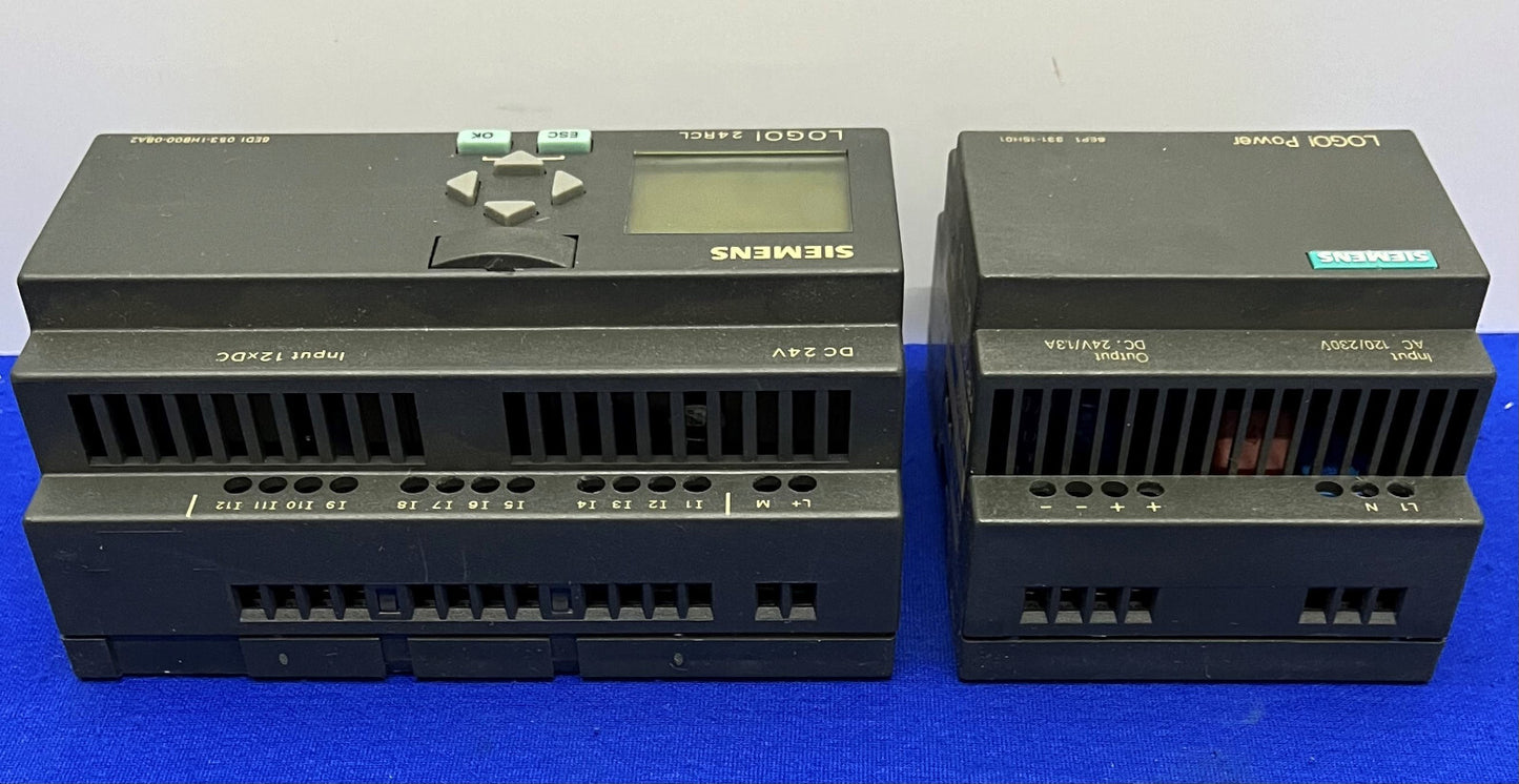 LOGO SIEMENS 24RCL 6ED1 053-1HB00-0BA2 e 6EP1331-1SH01