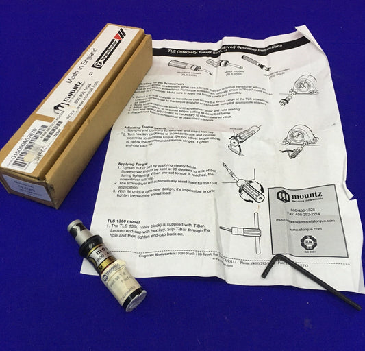 MOUNTZ 02-0083 / 020083 / TLS0022M MICRO MINIMASTER PRESET TORQUE SCREWDRIVER