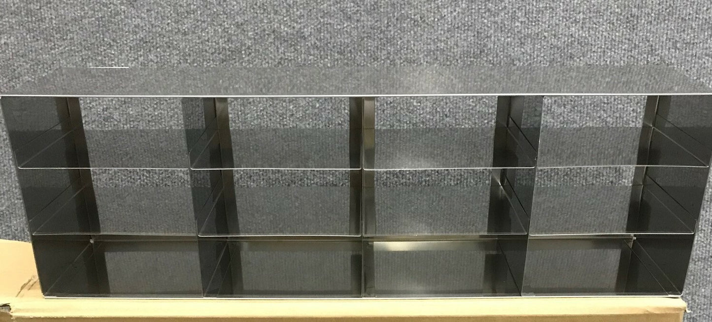 VWR CRYOPRO 89214-644 SS UPRIGHT FREEZER RACK FOR STANDARD 2″ Boxes- Rack Only