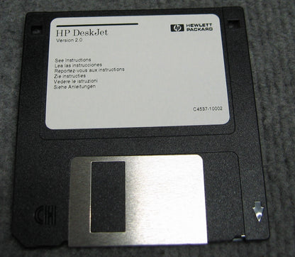 HEWLETT PACKARD HP C4537-80027 PAPER FEED CLEANING KIT WITH HP DESK JET DISK