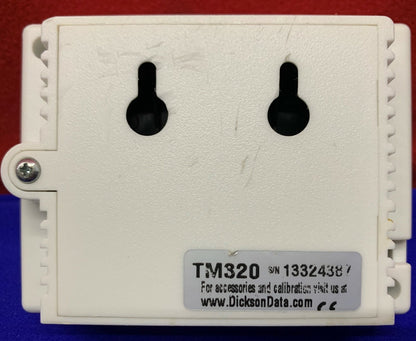 REGISTRADOR DE DATOS DE TEMPERATURA Y HUMEDAD DICKSON TM320 SIN TARJETA DE MEMORIA 