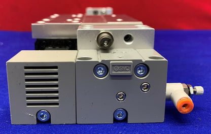 SMC Rodless Cylinder MY1H20-150L / MY1H20150L w/(2) SMC AS1201F Flow Controls