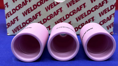 1 PACKAGE OF QTY 9 - Weldcraft  Alumina Nozzles 54N16 Size 6