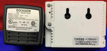 REGISTRADOR DE DATOS DE TEMPERATURA Y HUMEDAD DICKSON TM320 SIN TARJETA DE MEMORIA 
