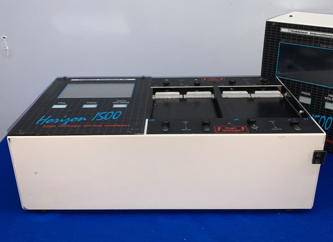CABLETEST H1500P-HV1 HORIZON 1500 HIGH VOLTAGE WIRING ANALYZER PART/REPAIR QTY 2