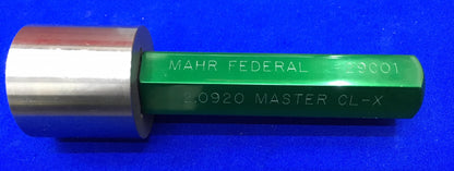 MAHR FEDERAL JET AIR RING GAGE SET DR50-CS2-2.0920-2 & 29C01 2.0920 MASTER CL-X