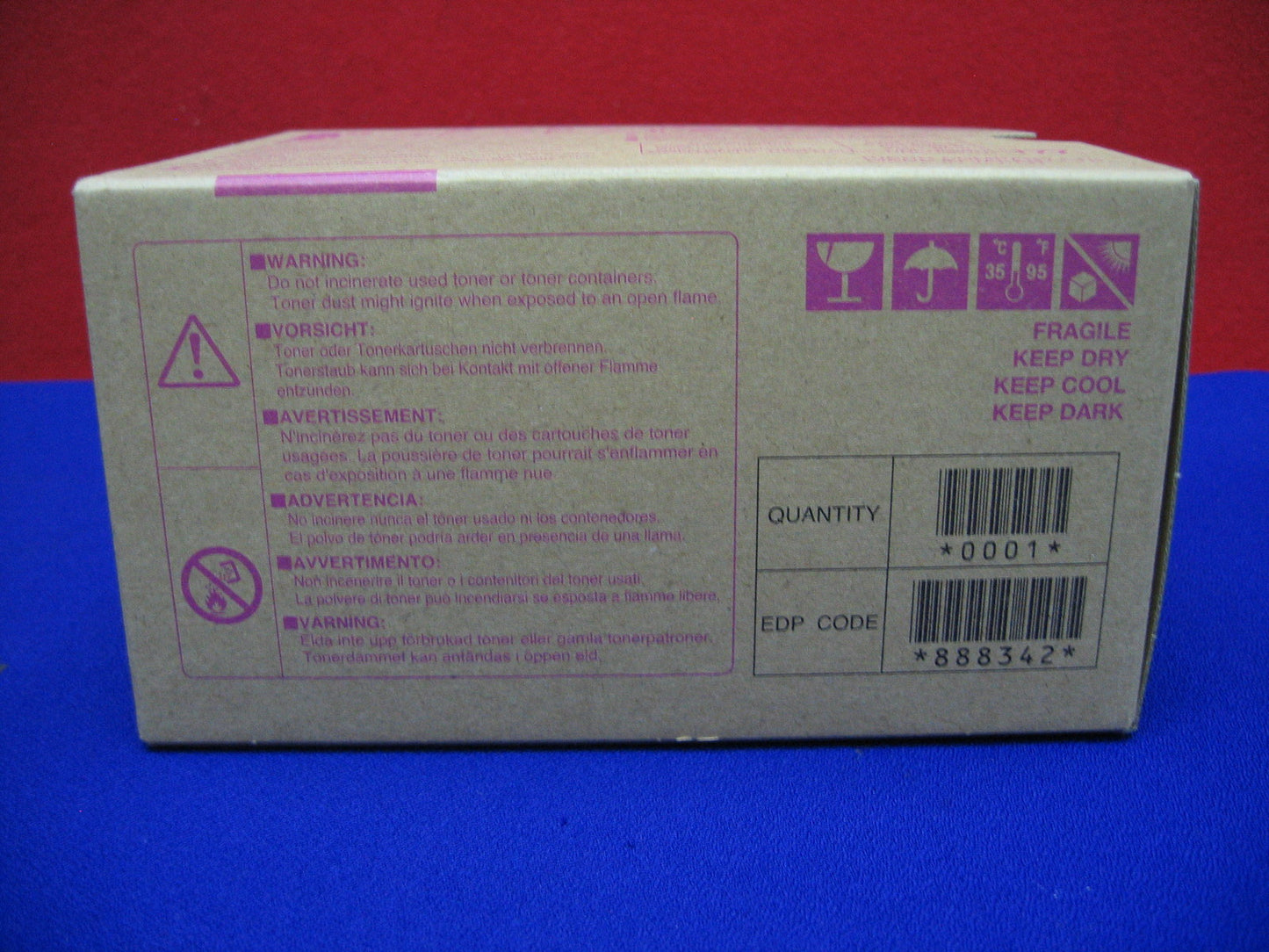 Ricoh Type R1 Toner Cassette Magenta Box Stamped 742333050 Part No. 888342