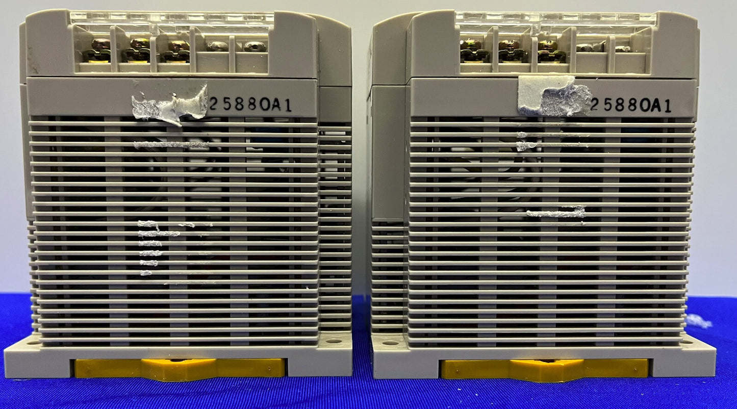 Lot of 2 OMRON S82K-05024 POWER SUPPLY.