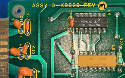 VARIAN HIGH VOLT VAL. DRIVER BOARD D-K9827 REV. D COMP. SIDE UL94V-0 D-9828 RevM