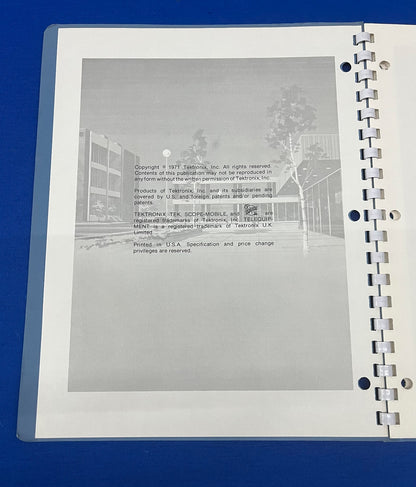 TEKTRONIX DUAL TIME BASE INSTRUCTION MANUAL 5B12N / 070-1141-00 - REVISED 9/1981