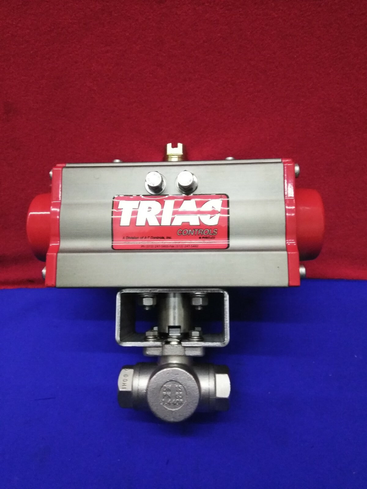 TRIAC 38TX0502R2SXXL 2R40SR FEDERRÜCKLAUF-ANTRIEB MONTIERT AN 38 SERIE 3-WEGE 31 