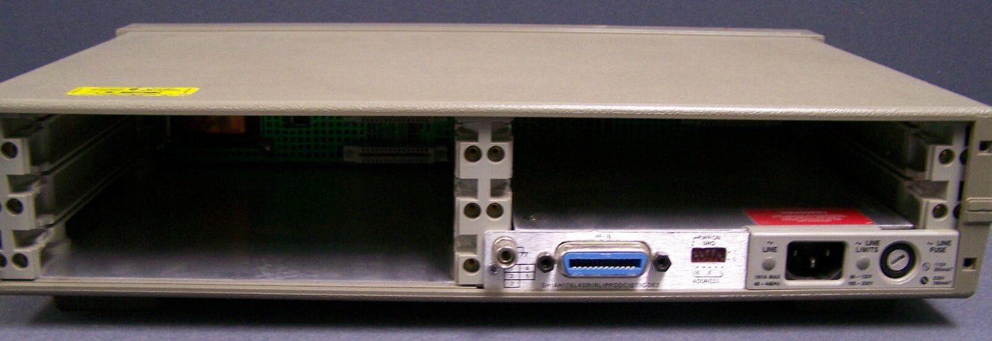 HP 3488A SWITCH/CONTROL UNIT: DC-26.5 GHZ SIGNAL SWITCHING SN 2719A-38058