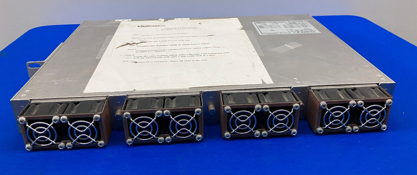 DELTRON POWER PRODUCTS LA SERIES 11997XA POWER SUPPLY RACK MOUNT (MISSING ONE)