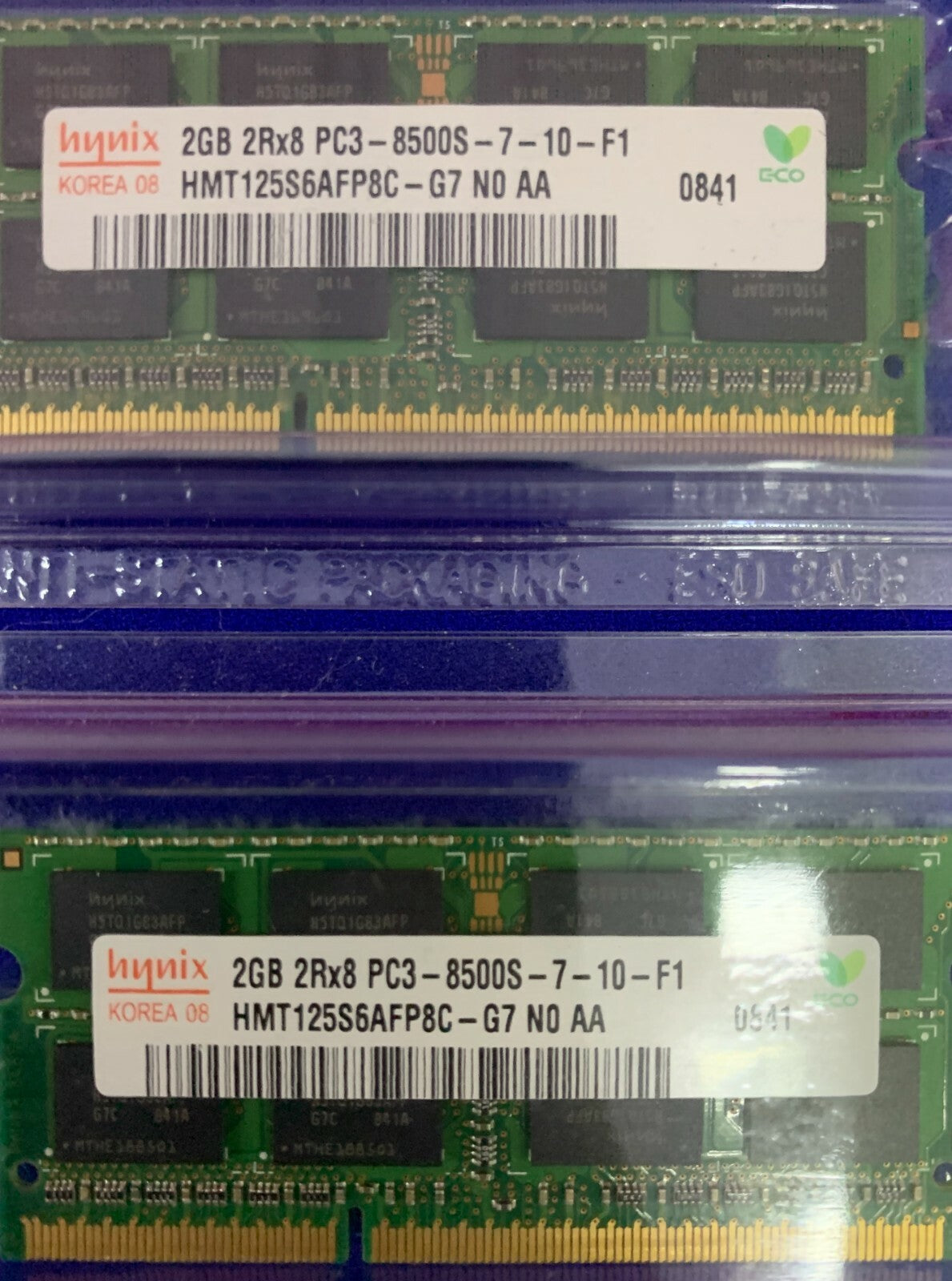 1 SET MIT 2 - HYNIX 2 GB HMT125S6AFP8C-G7