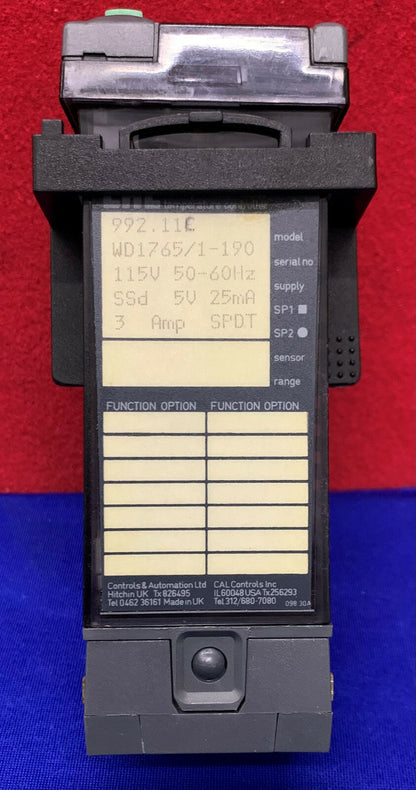 Danaher Cal Controls 9900 Temperature Controller  992.11C 99211C Degrees C