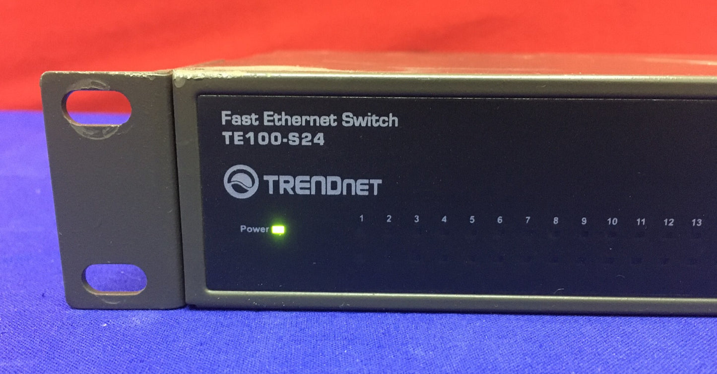 TRENDNET TE100-S24 H/W:B1.1R VER B1 FAST ETHERNET SWITCH TE100-S24