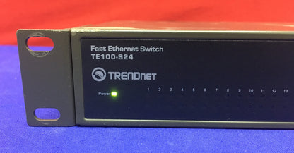 TRENDNET TE100-S24 H/W:B1.1R VER B1 FAST ETHERNET SWITCH TE100-S24