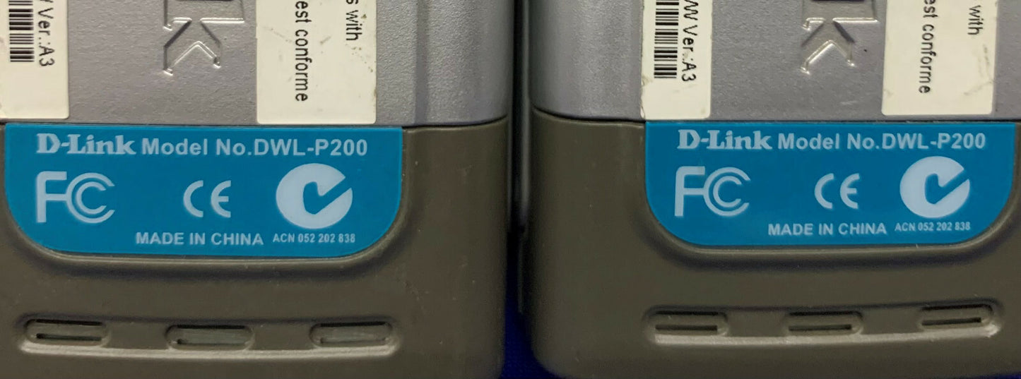 Lot of 4 D-Link Power Over Ethernet Adapter DWL-P200 (only 3 48V Power Adpaters)