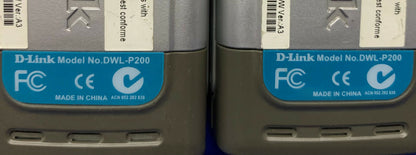 Lot of 4 D-Link Power Over Ethernet Adapter DWL-P200 (only 3 48V Power Adpaters)