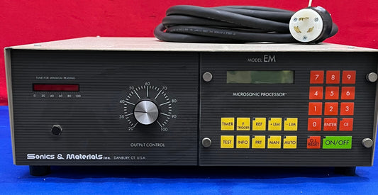 PARTS/REPAIR SONICS & MATERIALS EM 1500 MICROSONIC PROCESSOR WELDER CONTROLLER