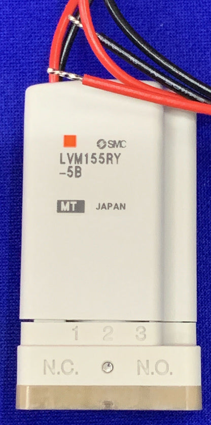 SMC LVM155RY-5B VALVE CHEMICAL 3-PORT BASE MOUNTED