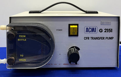 ACMI WAPPLER INT'L CFR TRANSFER PERISTALTISCHE POMP G2151 - ZIE FOTO'S/VIDEO